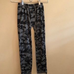 Youth ClimateSmart bottoms in camo pattern